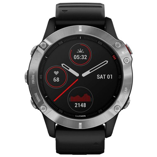 Garmin Fenix 47mm Schwarz/Silber