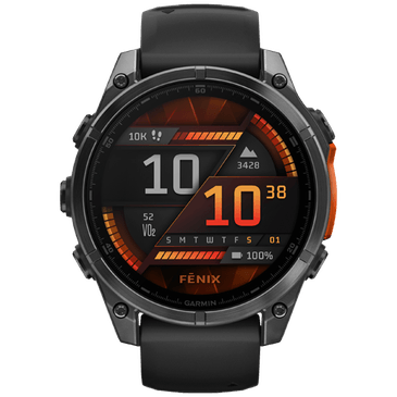 Garmin Fenix 8 47mm Grijs Zwarte Siliconenband Belsimpel