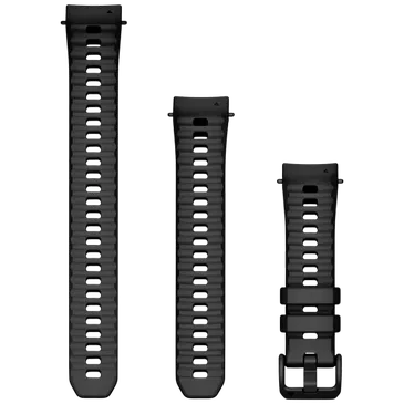 Garmin Silicone  Horlogeband 20mm Black Garmin Instinct E 40mm
