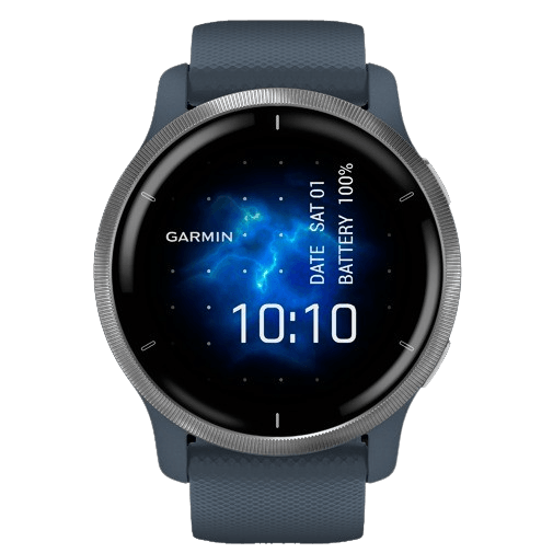 Garmin Venu 2 Zilver Blauwe...