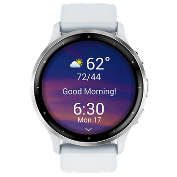 Garmin Venu 3 Zilver (Witte Siliconenband)