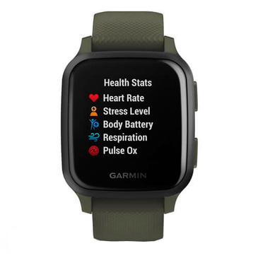 Garmin Venu Sq Music Black/Green