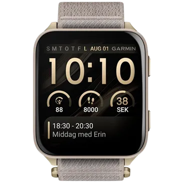 Garmin Venu X1 Goud (Grijze Nylon Band)