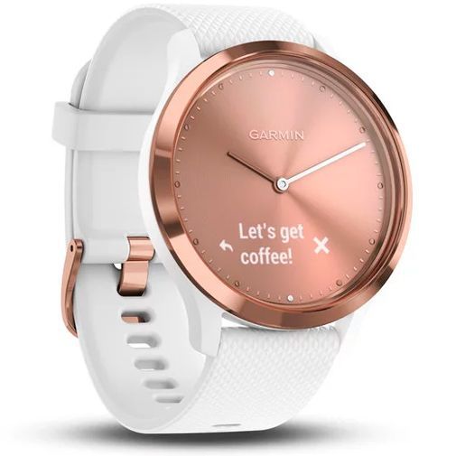 Garmin vivomove hr rose gold band sale