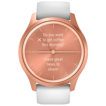 Garmin vivomove rose gold strap outlet