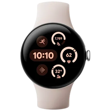 Google Pixel Watch 3 41mm Silver (Beige Strap)