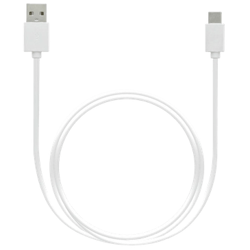 Grab 'n Go Data Cable USB-C 1 Metre White