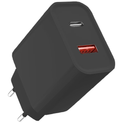 Grab 'N Go USB USB-C Hurtiglader 20W Svart