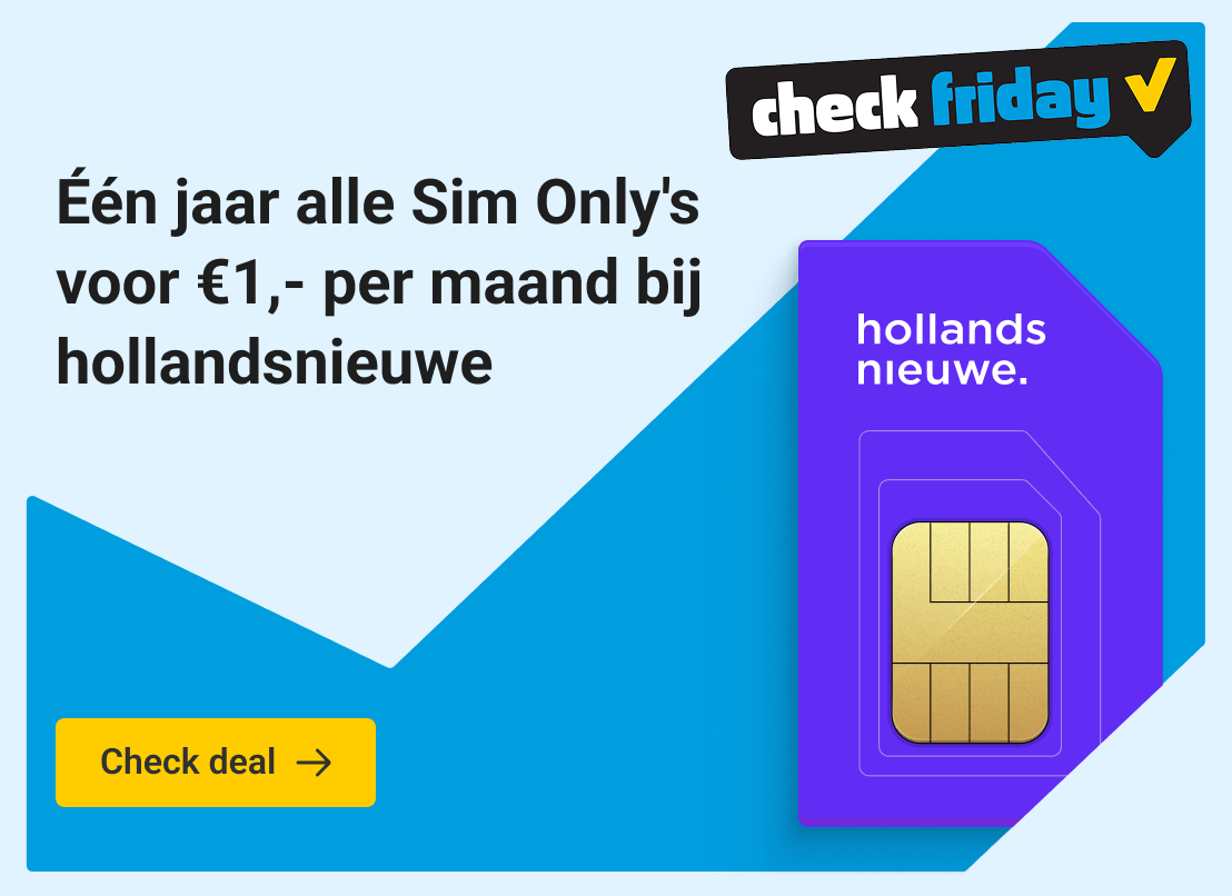 Week 47'25 - Belsimpel - hero 1b - hn €1 deal