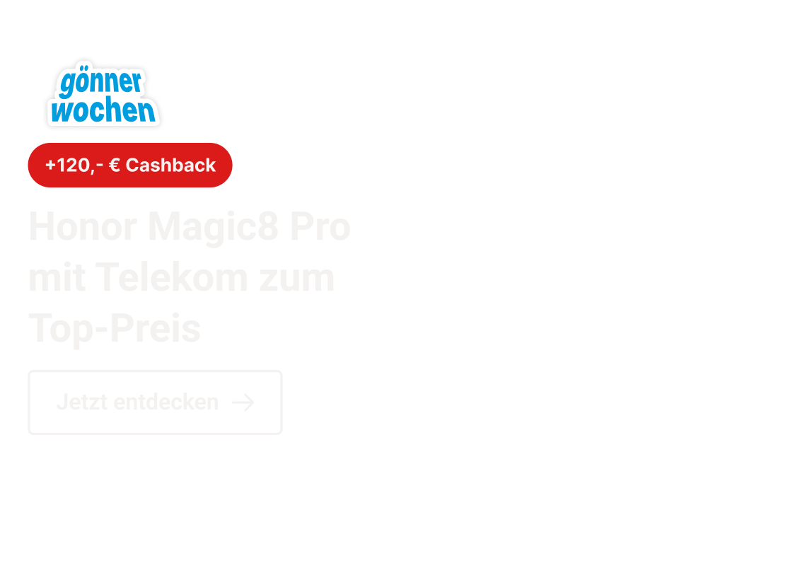 Honor Magic8 Pro mit Telekom zum Top-Preis
