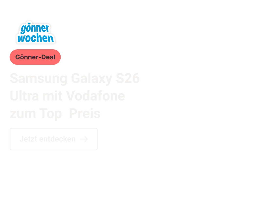 Samsung Galaxy S26 Ultra mit Vodafone zum Top Preis