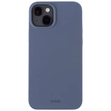 Holdit Silicone  Back Cover Blue Apple iPhone 15 Plus