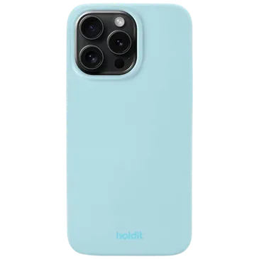 Holdit Silicone  Back Cover Blue Apple iPhone 15 Pro Max