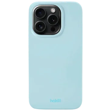 Holdit Silicone  Back Cover Blue Apple iPhone 15 Pro