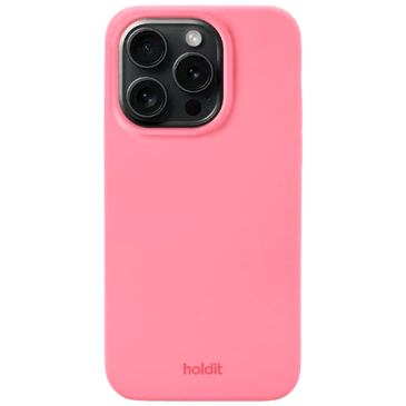Holdit Silicone Back Cover Pink Apple iPhone 14 Pro