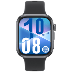 Huawei Watch Fit 4 Grå (Svart Gummireim)