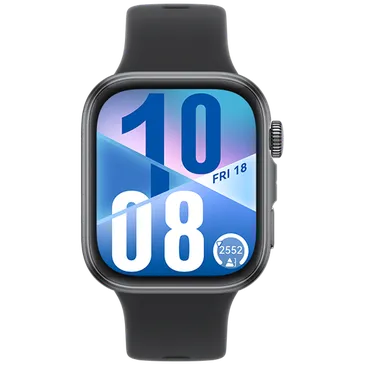 Huawei Watch Fit 4 Grey (Black Rubber Strap)