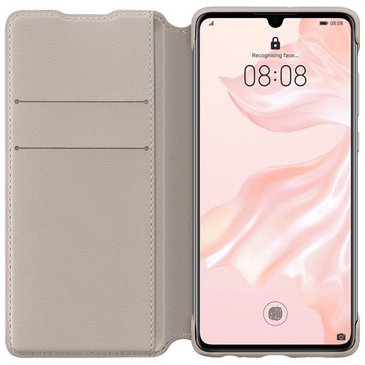 Huawei Wallet Cover Khaki P30