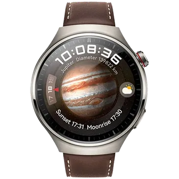 Huawei Watch 4 Pro Beige (Brown Leather Strap)