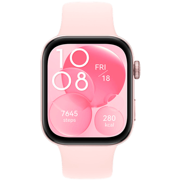 Huawei Watch Fit 3 Roze Roze Siliconenband Belsimpel