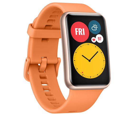 Huawei fit watch orange new arrivals