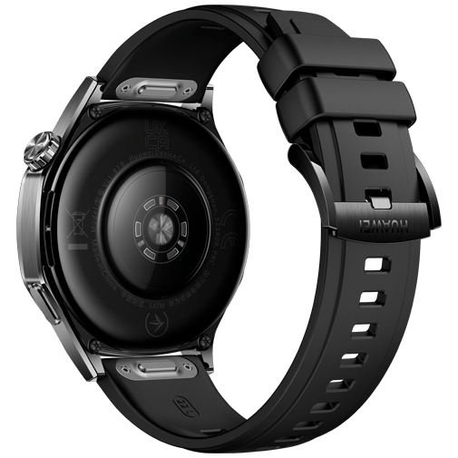 Huawei Watch GT 46mm Black (Black Rubber Strap)