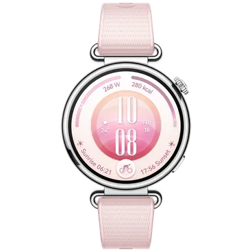Huawei Watch GT 7 41mm Zilver (Roze Band)
