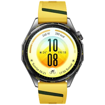 Huawei Watch GT 7 46mm Grijs (Gele Band)