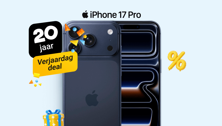 Tot €215,- voordeel op de iPhone 17 Pro