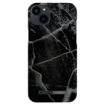 Ideal Of Sweden Kunststof Back Cover Black Thunder Marble Apple iPhone 14 Plus