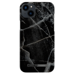 Ideal Of Sweden Plastic Back Cover Black Thunder Marble Apple iPhone 14 Plus