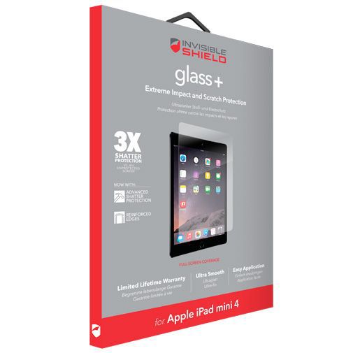InvisibleShield Glass+ Screenprotector Apple iPad Mini 4