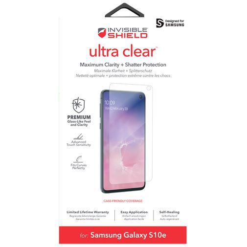 InvisibleShield Ultra Clear Screenprotector Samsung Galaxy S10e