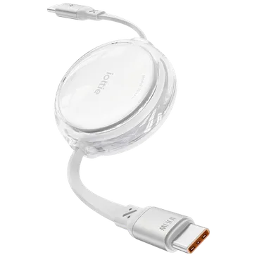 iOttie Extendable USB-C To USB-C Cable 100W White 2-Pack