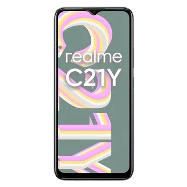 Just in Case Tempered Glass Edge To Edge Screenprotector Black Realme C21Y