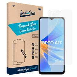 Just in Case Protector De Ecrã Transparente De Vidro Temperado OPPO A17
