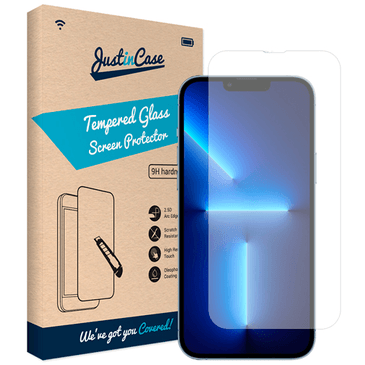 Just In Case Tempered Glass Clear Screenprotector Apple Iphone 13 Pro Max Gomibo Se