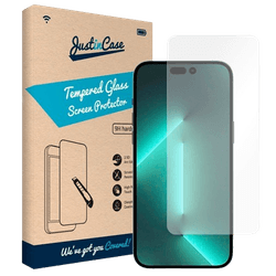 Just in Case Clear Protector de Ecrã de Vidro Temperado Apple iPhone 14 Pro