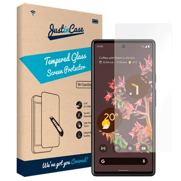 Just in Case Tempered Glass Clear Screen Protector Google Pixel 6a