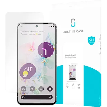 Just in Case Gehard Glas Clear Screenprotector Google Pixel 8