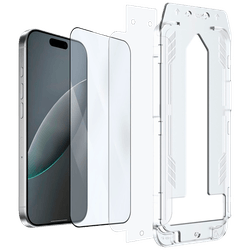 Just in Case Tempered Glass Clear Screen Protector with Mounting Frame Apple iPhone 16 Pro/17/17 Pro