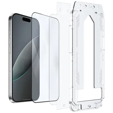 Just in Case Tempered Glass Clear Screen Protector with Mounting Frame Apple iPhone 18 Pro Max
