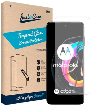 Just in Case Tempered Glass Clear Screenprotector Motorola Edge 20 Lite