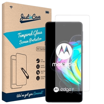 Just in Case Verre Trempé Clear Protection d'écran Motorola Edge 20