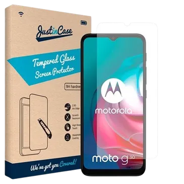 Just in Case Tempered Glass Clear Screenprotector Motorola Moto G10/G30