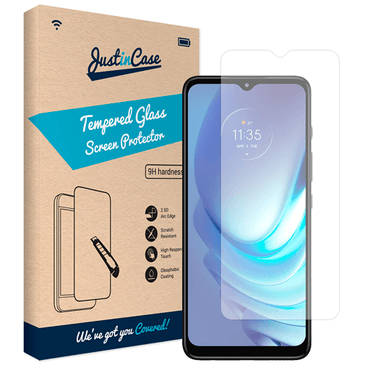 Just in Case Tempered Glass Clear Screenprotector Motorola Moto G50