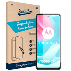 Just in Case Tempered Glass Clear Screenprotector Motorola Moto G60s