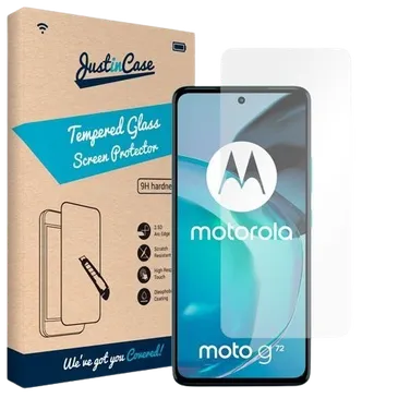 Just in Case Tempered Glass Clear Screen Protector Motorola Moto G72