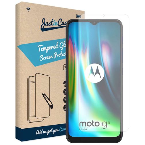 Just in Case Tempered Glass Clear Screenprotector Motorola Moto G9