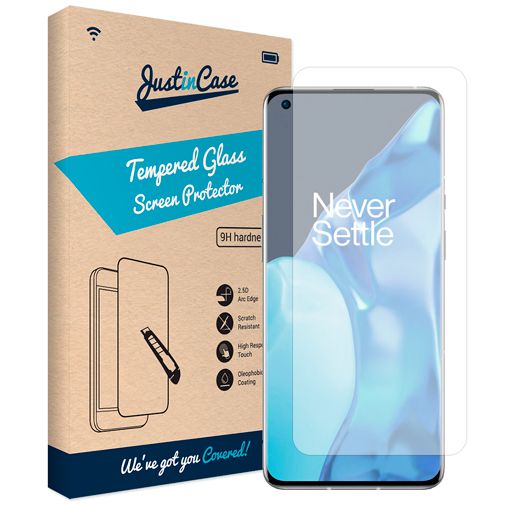Just in Case Gehard Glas Clear OnePlus 9 - Belsimpel